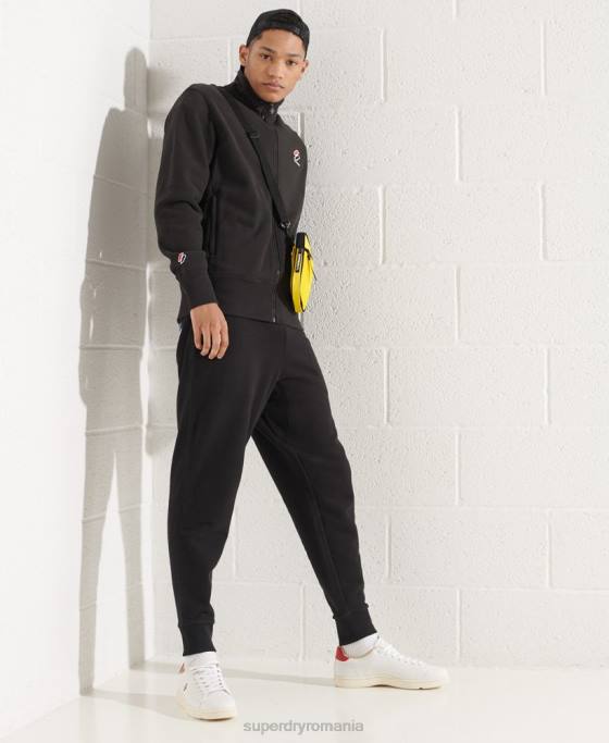 Superdry sport sport esential sport top îmbrăcăminte negru bărbați JX0Z872