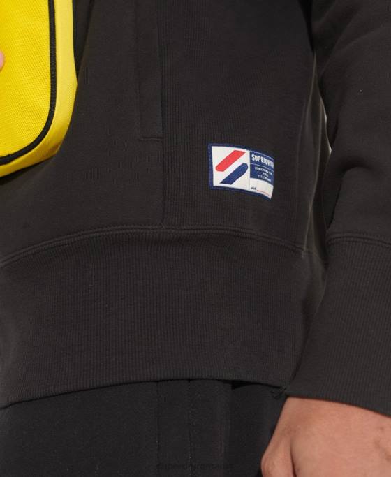 Superdry sport sport esential sport top îmbrăcăminte negru bărbați JX0Z872