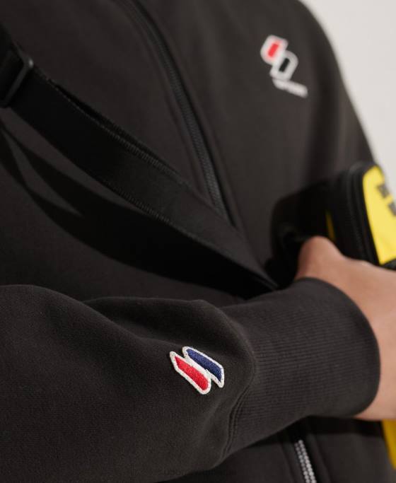 Superdry sport sport esential sport top îmbrăcăminte negru bărbați JX0Z872