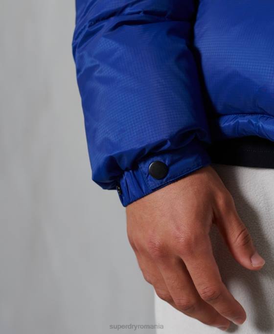 Superdry sportstyle code puf jachetă îmbrăcăminte albastru bărbați JX0Z1178