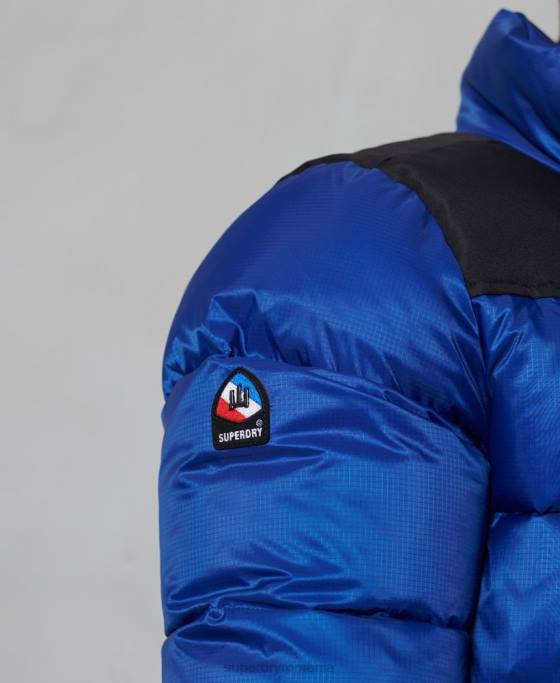 Superdry sportstyle code puf jachetă îmbrăcăminte albastru bărbați JX0Z1178