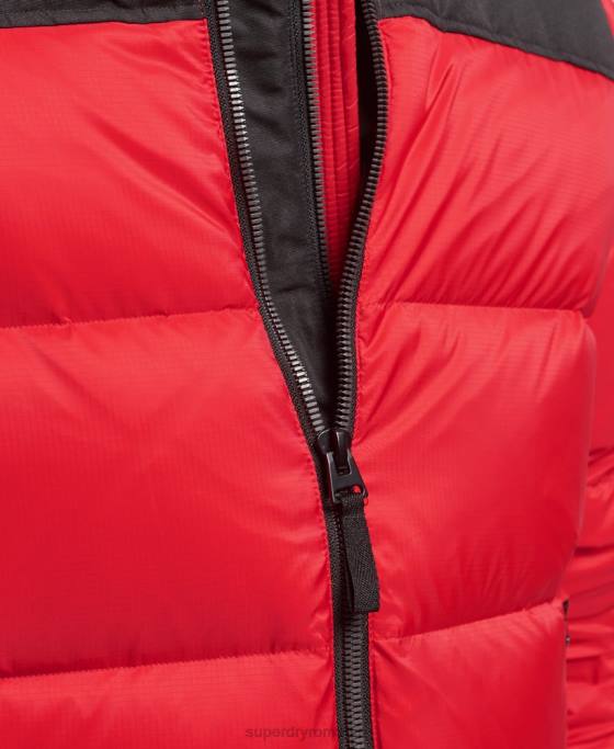 Superdry sportstyle code puf jachetă îmbrăcăminte roșu bărbați JX0Z4555