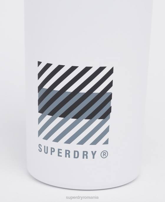 Superdry sticla de oțel de antrenament accesorii alb bărbați JX0Z5368