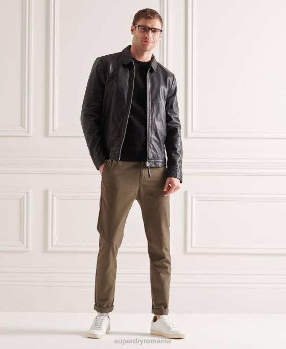 Superdry studios esential echipaj jumper îmbrăcăminte negru bărbați JX0Z5290