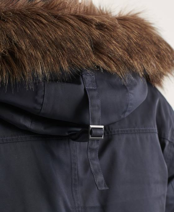 Superdry studios everest parka din puf îmbrăcăminte marina bărbați JX0Z4578