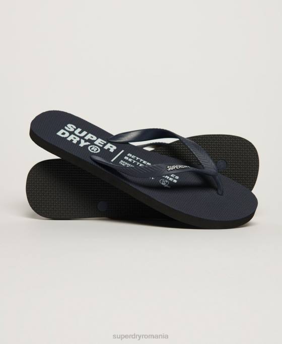 Superdry studiouri flip-flops pantofi marina bărbați JX0Z1899