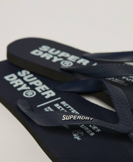 Superdry studiouri flip-flops pantofi marina bărbați JX0Z1899