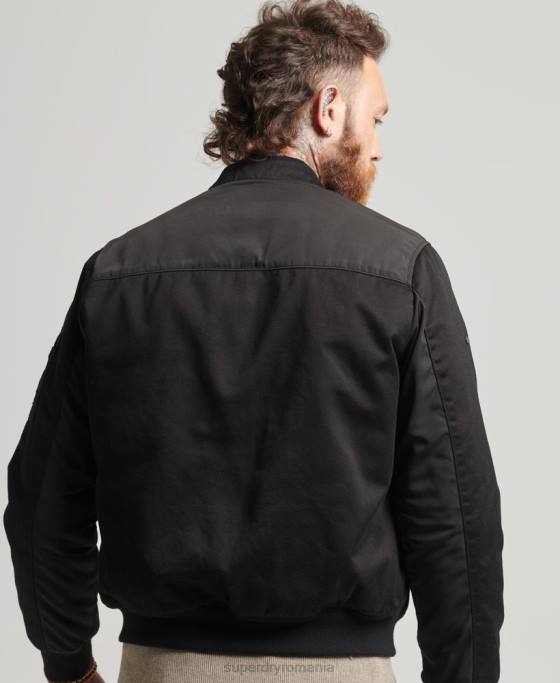 Superdry studiouri ma1 bombardier îmbrăcăminte negru bărbați JX0Z1142