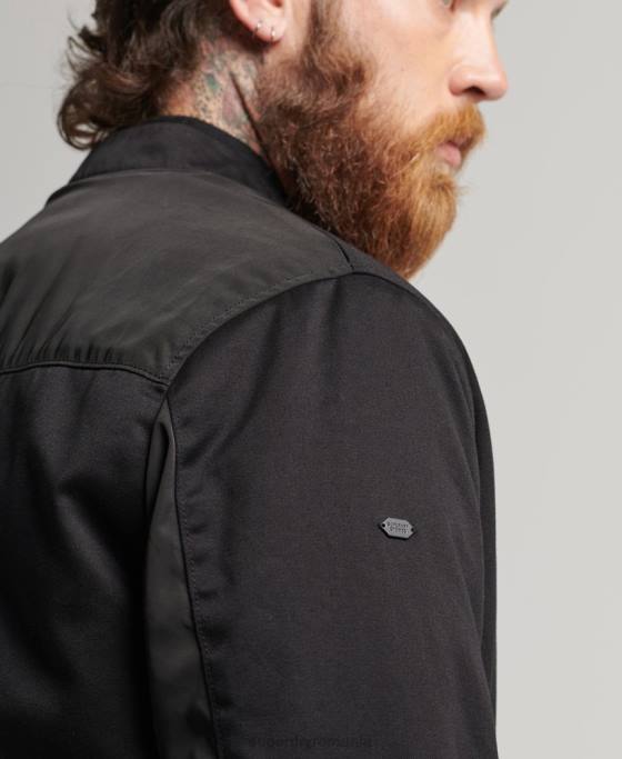 Superdry studiouri ma1 bombardier îmbrăcăminte negru bărbați JX0Z1142