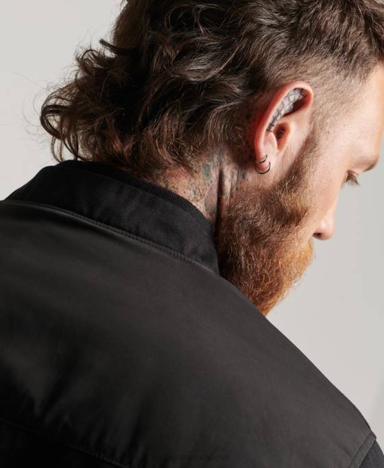 Superdry studiouri ma1 bombardier îmbrăcăminte negru bărbați JX0Z1142
