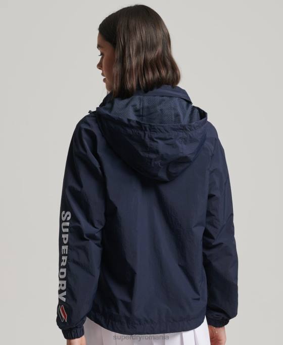 Superdry suprasarcina grafică esențială a codului îmbrăcăminte marina femei JX0Z5581