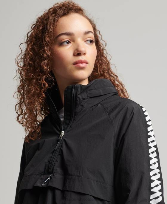 Superdry suprasarcina grafică esențială a codului îmbrăcăminte negru femei JX0Z5444