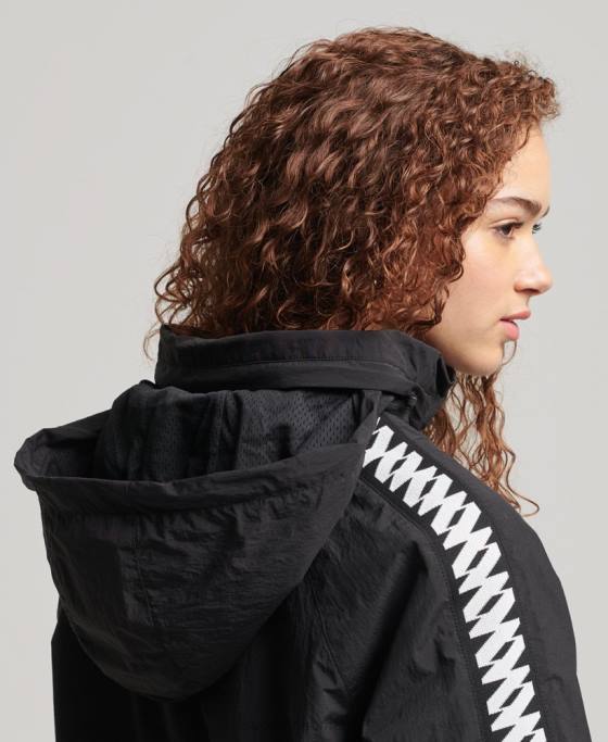 Superdry suprasarcina grafică esențială a codului îmbrăcăminte negru femei JX0Z5444