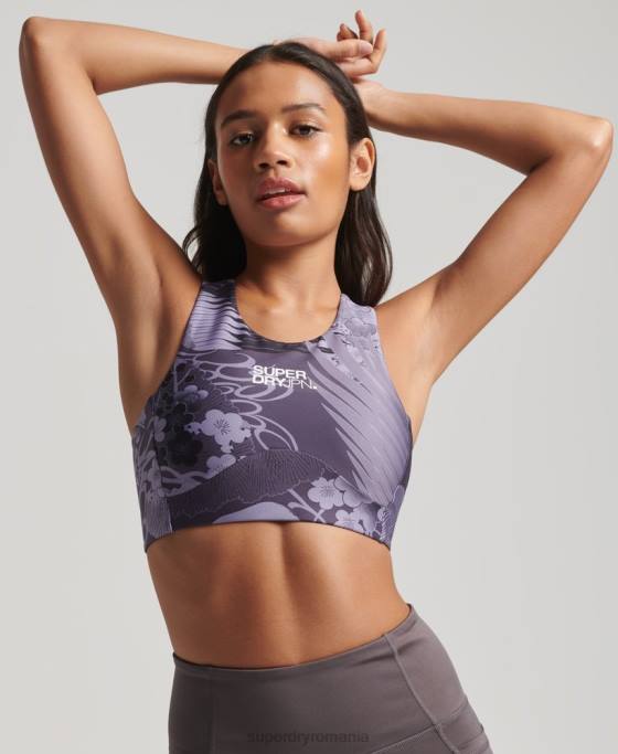 Superdry sutien activ de bază îmbrăcăminte Violet femei JX0Z4189