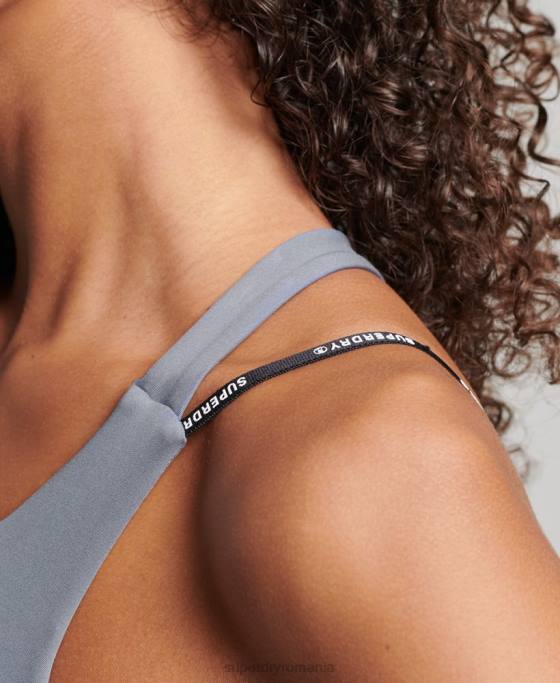 Superdry sutien elastic cu marca trena îmbrăcăminte Violet femei JX0Z4192