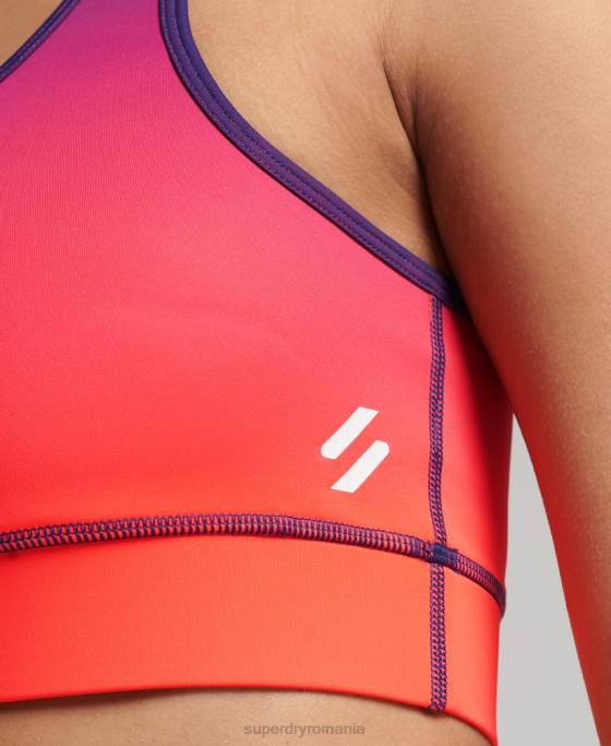 Superdry sutien esențial pentru antrenament îmbrăcăminte coral femei JX0Z4201