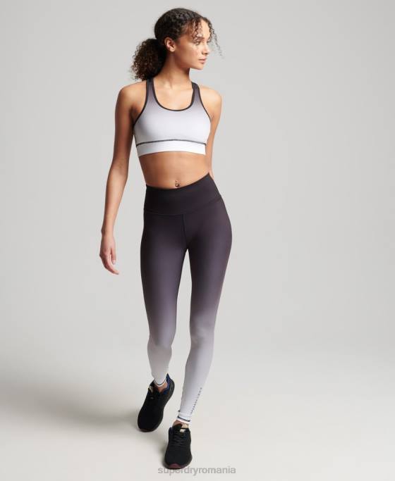 Superdry sutien esențial pentru antrenament îmbrăcăminte negru femei JX0Z4185