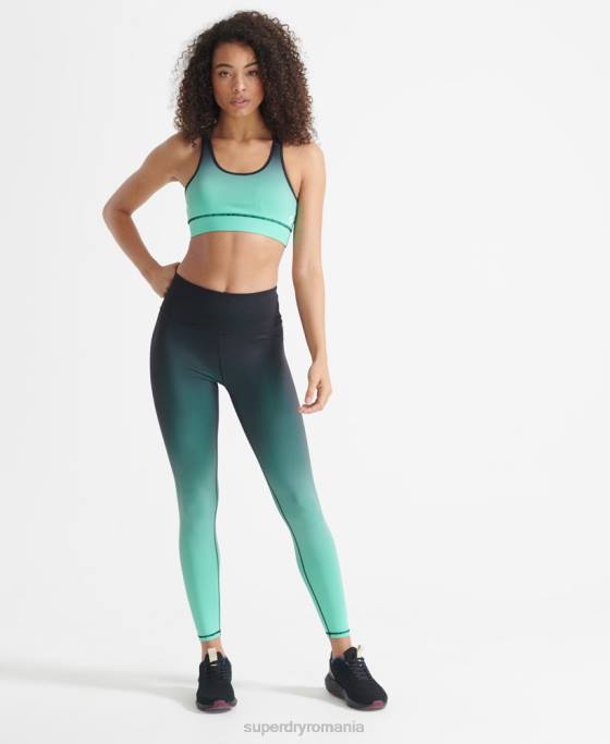 Superdry sutien esențial pentru antrenament îmbrăcăminte turcoaz femei JX0Z4203