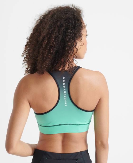 Superdry sutien esențial pentru antrenament îmbrăcăminte turcoaz femei JX0Z4203