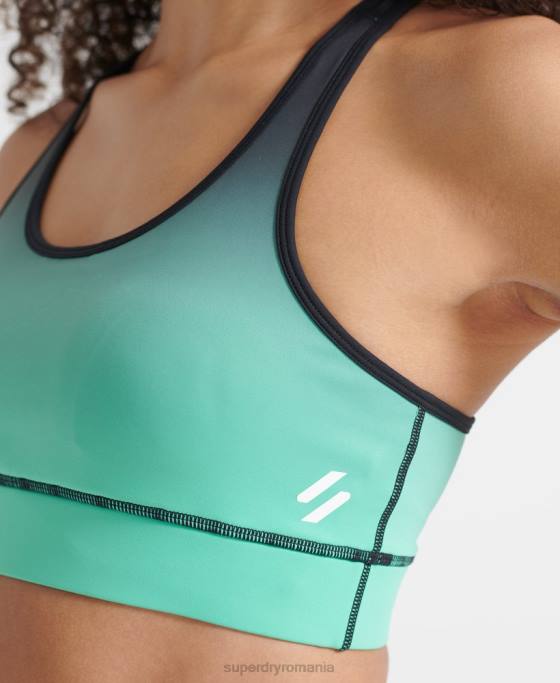 Superdry sutien esențial pentru antrenament îmbrăcăminte turcoaz femei JX0Z4203