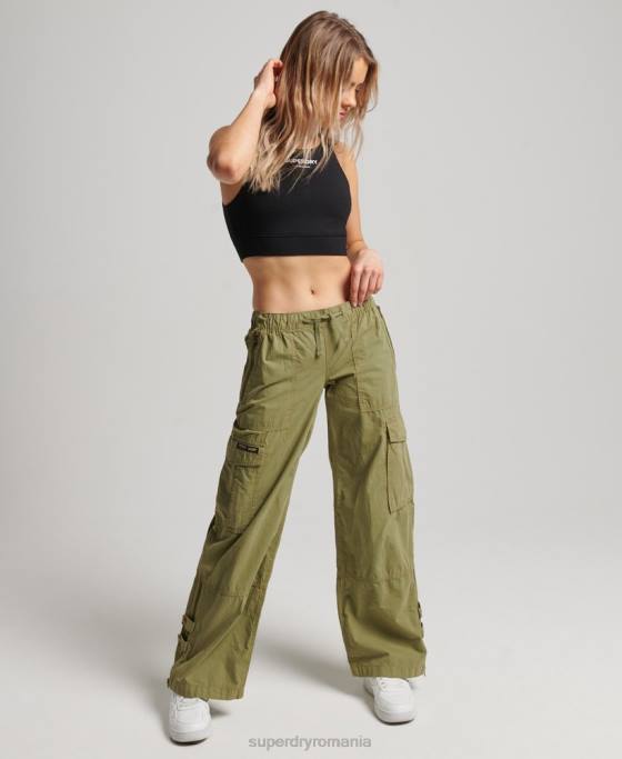 Superdry sutien sport din bumbac organic îmbrăcăminte negru femei JX0Z4193