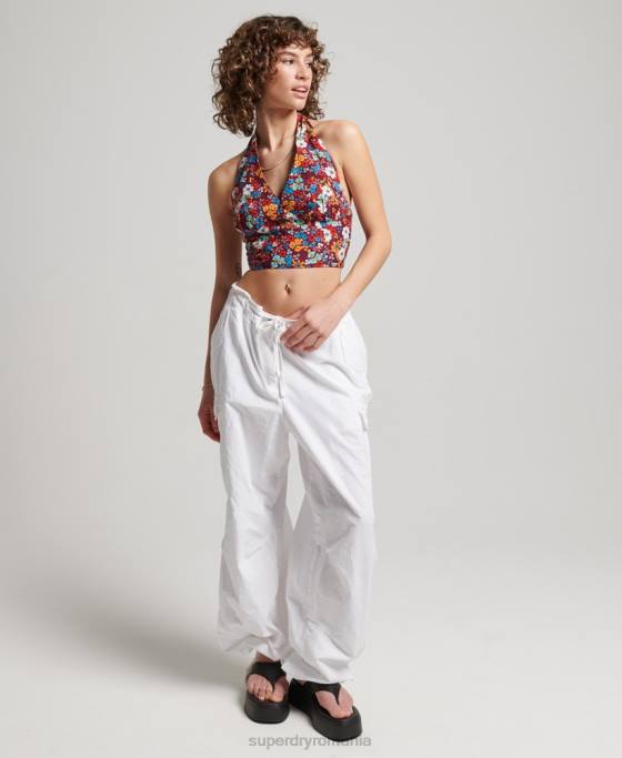 Superdry top cu halter vintage îmbrăcăminte multi femei JX0Z3007