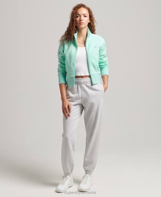 Superdry top cu logo îmbrăcăminte albastru femei JX0Z3420