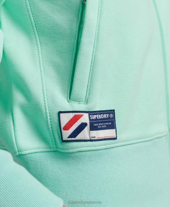 Superdry top cu logo îmbrăcăminte albastru femei JX0Z3420