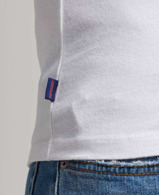 Superdry top de baseball cu mâneci lungi din bumbac organic îmbrăcăminte verde bărbați JX0Z1496