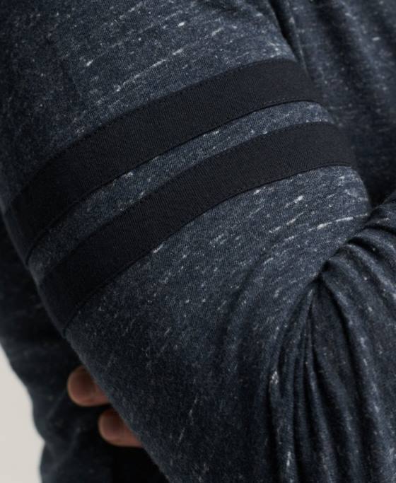 Superdry top din bumbac organic cu logo vintage îmbrăcăminte marina bărbați JX0Z1466