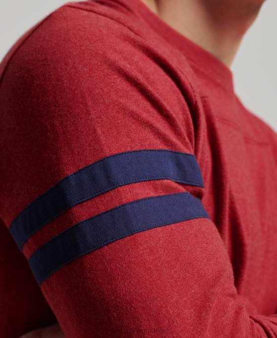 Superdry top din bumbac organic cu logo vintage îmbrăcăminte roșu bărbați JX0Z1474