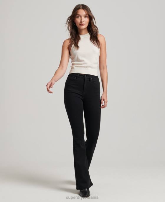 Superdry top din vestă din merinos cu gât crew îmbrăcăminte alb femei JX0Z2936