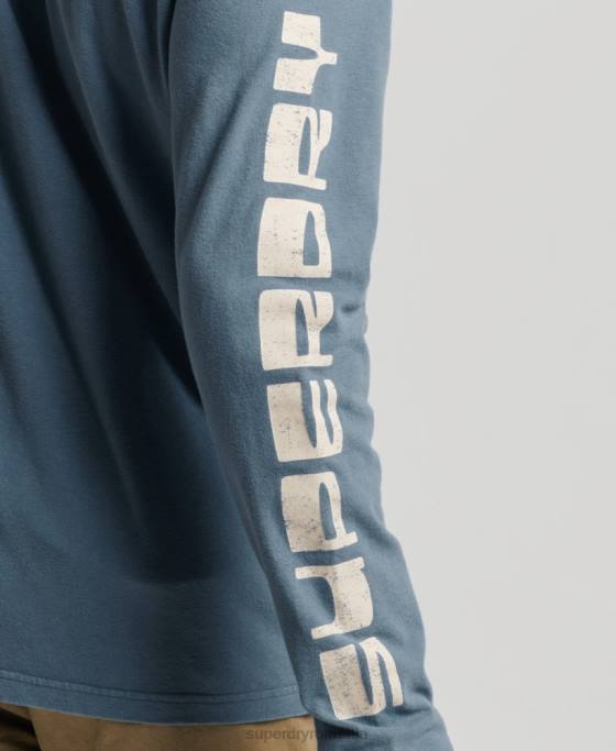 Superdry top modelatori și producători îmbrăcăminte albastru bărbați JX0Z1545
