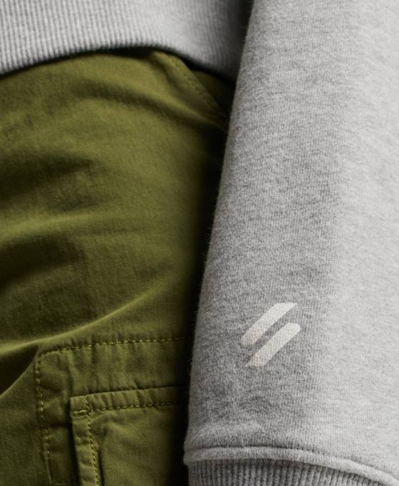 Superdry top sport cu jumătate de fermoar îmbrăcăminte gri femei JX0Z3357