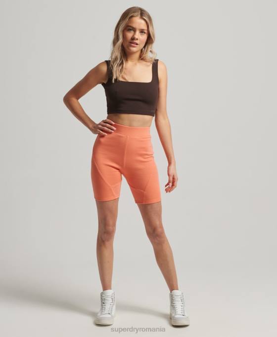 Superdry top sutien tech îmbrăcăminte maro femei JX0Z2997