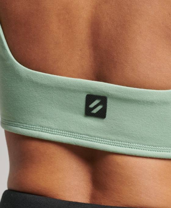 Superdry top sutien tech îmbrăcăminte verde femei JX0Z2998