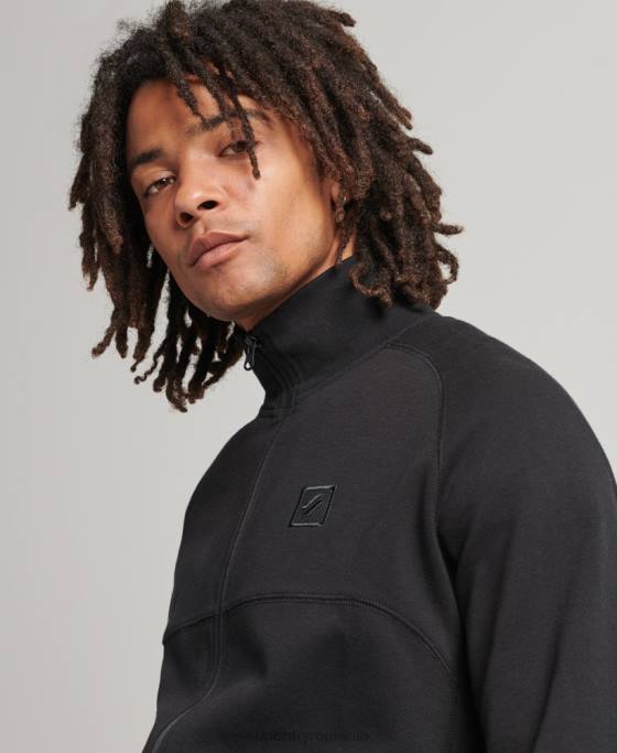 Superdry top tehnic îmbrăcăminte negru bărbați JX0Z5087