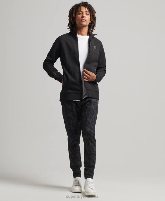 Superdry top tehnic îmbrăcăminte negru bărbați JX0Z5087