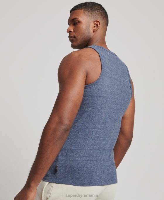 Superdry top vestă cu logo vintage îmbrăcăminte marina bărbați JX0Z1444