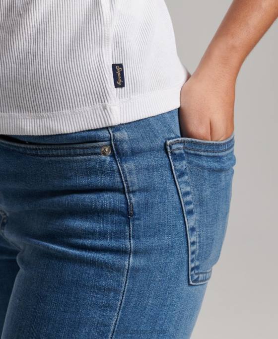 Superdry top vestă de curse îmbrăcăminte alb femei JX0Z2895