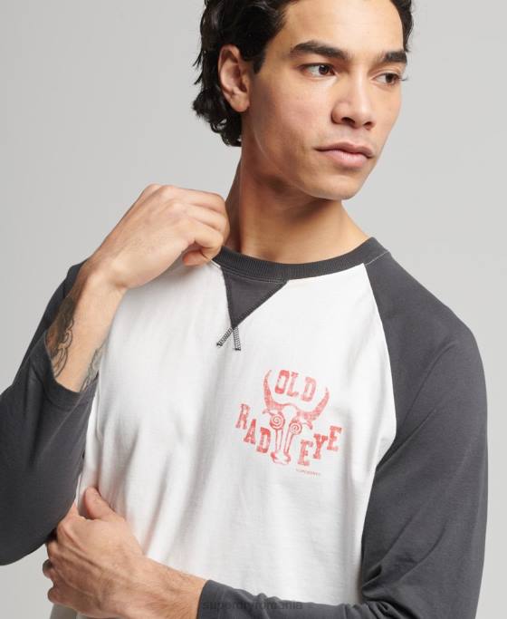 Superdry top vintage surf ranchero îmbrăcăminte negru bărbați JX0Z1586