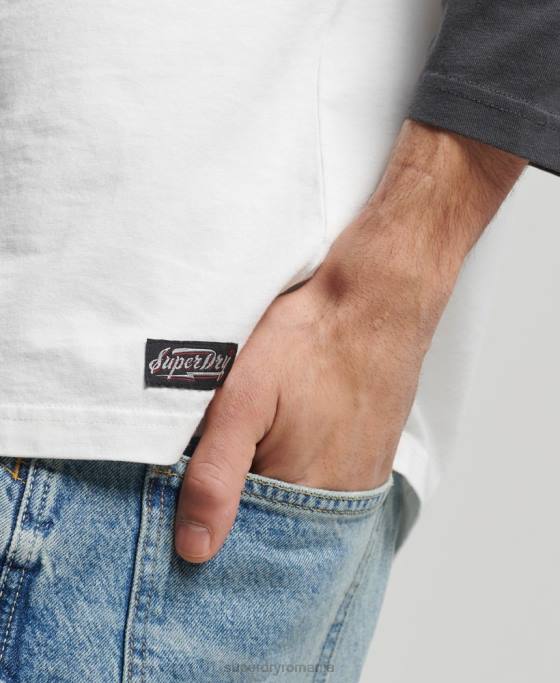 Superdry top vintage surf ranchero îmbrăcăminte negru bărbați JX0Z1586