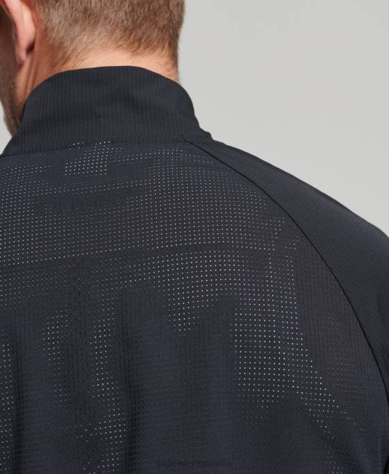 Superdry top țesut stretch îmbrăcăminte negru bărbați JX0Z5369