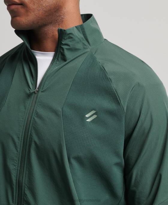 Superdry top țesut stretch îmbrăcăminte verde bărbați JX0Z5367