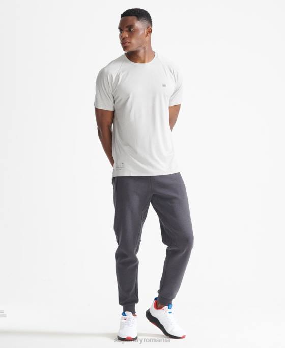 Superdry tren premium tricou cu mânecă scurtă îmbrăcăminte alb bărbați JX0Z5407