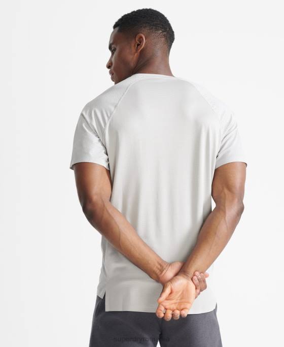 Superdry tren premium tricou cu mânecă scurtă îmbrăcăminte alb bărbați JX0Z5407