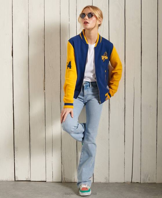 Superdry tricou boxy narativ militar îmbrăcăminte alb femei JX0Z2860