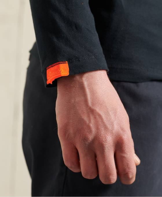 Superdry tricou broderie vintage din bumbac organic îmbrăcăminte marina bărbați JX0Z6500