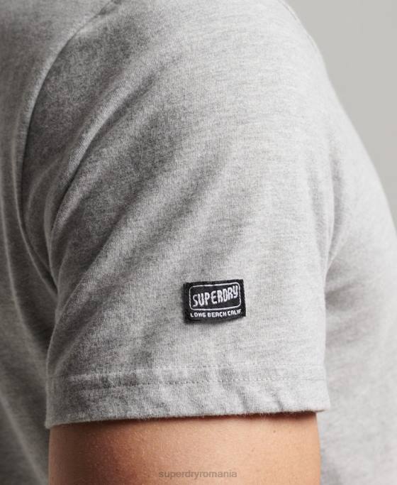 Superdry tricou cali vintage îmbrăcăminte gri bărbați JX0Z4909