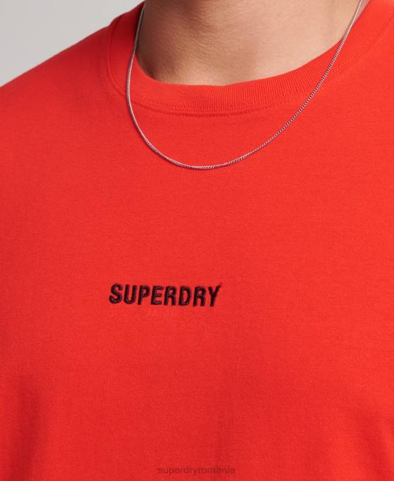 Superdry tricou code micro logo îmbrăcăminte roșu bărbați JX0Z4799